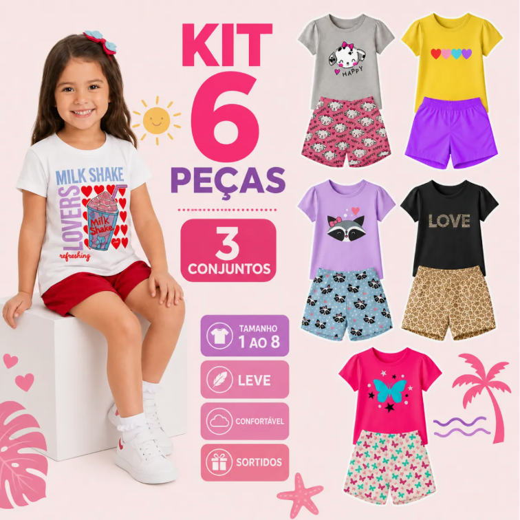 Conjunto Infantil Menina