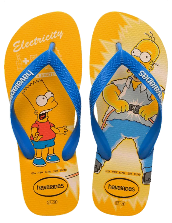Chinelo dos Simpsons